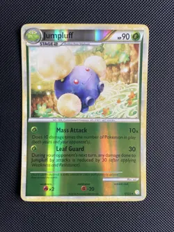 Jumpluff 6/123 HeartGold & SoulSilver (Pokemon) Reverse Holo Rare - LP/NM - Image 1