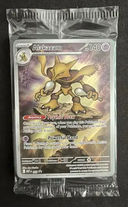 Alakazam - MEP 009 - Black Star Promo - Pokemon Card - SEALED - Image 1