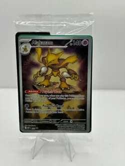 Alakazam - MEP 009 - Black Star Promo - Pokemon Card - SEALED - Image 2