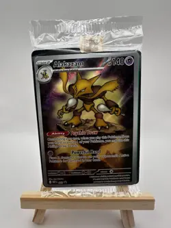 Pokemon TCG Alakazam MEP 009 Black Star Promo SEALED Pokemon Card - Image 1