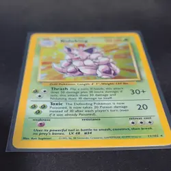 Pokemon TCG Nidoking Base Set 11/102 Holo Rare 1999-2000 Wizards Copyright - Image 3