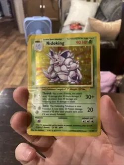 Pokemon TCG Nidoking Base Set 11/102 Holo 1999-2000 Wizards Base Set... - Image 1