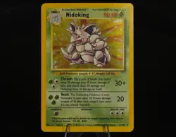 Pokemon TCG Nidoking Base Set 11/102 Holo 1999-2000 Wizards Base Set... - Image 2