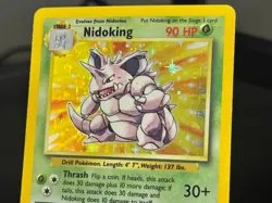 Pokemon TCG Nidoking Base Set 11/102 Holo 1999-2000 Wizards Base Set... - Image 4