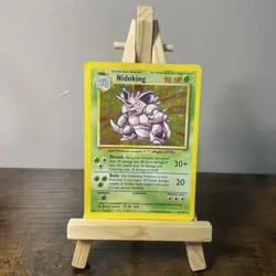Pokemon Nidoking Base Set 11/102 Holo 1999-2000 Wizards Vintage WOTC TCG MP+ - Image 1