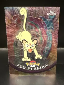 Pokemon Persian Topps Chrome #53 Holo Pokemon Card - Image 1