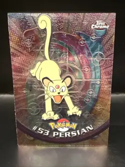 Pokemon Persian Topps Chrome #53 Holo Pokemon Card - Image 2