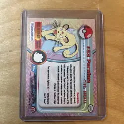 2000 Topps Chrome Pokemon Series 1 Persian #53 Holo Foil NM - Image 2