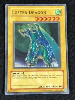 YUGIOH LUSTER DRAGON LOD-050 SUPER (LP) - Image 1
