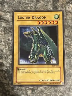 YuGiOh Luster Dragon #LOD-050 Legacy of Darkness Unlimited - Image 1