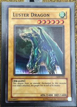 Yugioh Luster Dragon LOD-050 Super Rare Unlimited Near Mint!! - Image 1