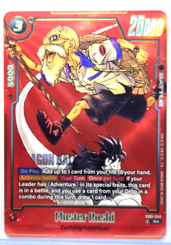 Dragon Ball Super Card Game -Master Roshi Alt Art - SB01-050 -English - MINT - Image 1