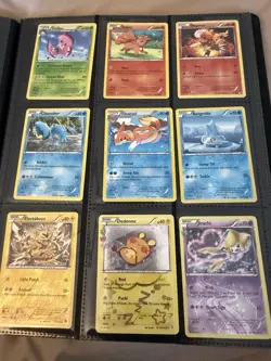 .2019 Ultra Pro Yellow Pikachu Binder, Cards Included, Leather, 9 Pocket Pokemon - Image 3