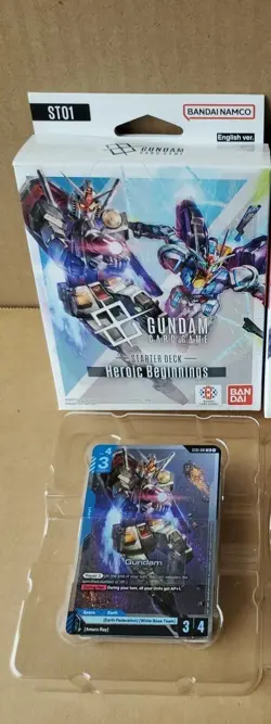 Gundam Card Game - Starter Deck ST01 Heroic Beginnings - English Brick Only - Image 1