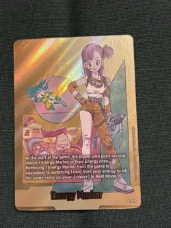 Dragon ball super Card Game FB 08 Gold Energy Marker E-73* - Image 1