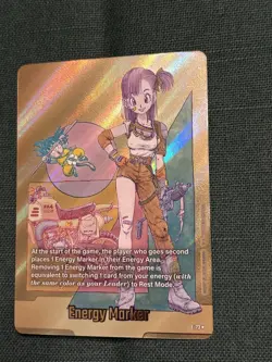 Dragon ball super Card Game FB 08 Gold Energy Marker E-73* - Image 2