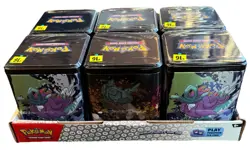 POKEMON 2025 STACKING TIN LOT X6 W/ DISPLAY 18 BOOSTER PACKS NEW FACTORY SEALED - Image 3