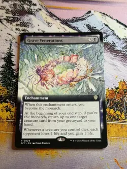 Grave Venerations - Extended Art Commander: Lorwyn Eclipsed MTG - Image 2