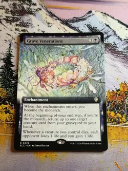 Grave Venerations - Extended Art Commander: Lorwyn Eclipsed MTG - Image 5