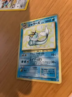 NM Vaporeon Pokemon Jungle Holo Rare (Japanese) Pokemon TCG - Image 2