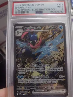 2024 POKEMON SVP PROMO SPECIAL ILLUSTRATION COLLECTION #132 GRENINJA EX PSA 9 - Image 1