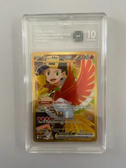 2025 Pokemon Destined Rivals Ethan's Ho-Oh EX #239 TAG 10 #1904 - Image 1