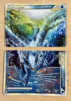Lugia Legend 113/123 114/123 Top & Bottom HeartGold SoulSilver HGSS 2010 Pokemon - Image 1
