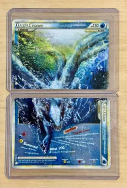 Lugia Legend 113/123 114/123 Top & Bottom HeartGold SoulSilver HGSS 2010 Pokemon - Image 3