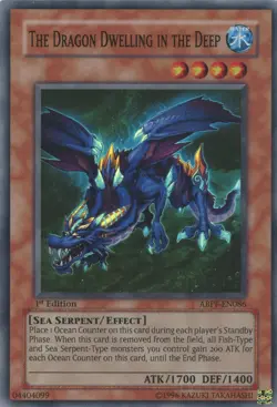 Yugioh The Dragon Dwelling In The Deep ABPF-EN086 Super Rare NM - Image 1