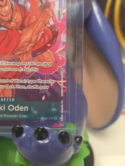 ONE PIECE - Kouzuki Oden (Alt Art) OP02-030 SR Paramount War Doubke Sleeve MINT - Image 5