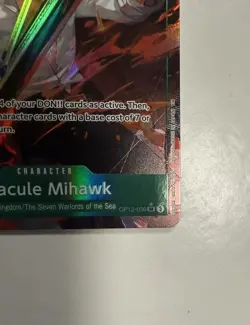 One Piece Dracule Mihawk (Alternate Art) -SR-OP12-030- NM - Image 5
