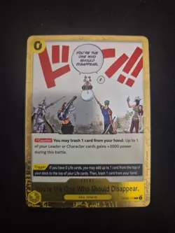 One Piece The Best Vol. 2 You're the One Who Should Disappear OP06-115 Foil NM - Image 1