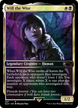 MTG- Secret Lairs: Stranger Things - Will the Wise (FOIL) *M/NM* - Image 1