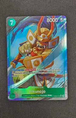 ONE PIECE TCG Kikunojo - EB04-012 SR (Alternate Art) - The Azure Sea's Seven - Image 1