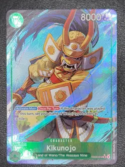 Kikunojo - EB04-012 (Alternate Art) The Azure Sea's Seven Foil English NM - Image 1