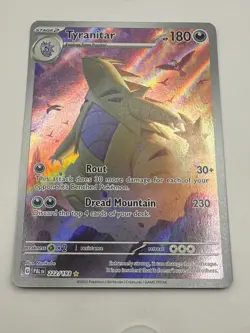 Tyranitar 222/193 - Paldea Evolved Illustration Rare Pokemon TCG - NM - Image 3