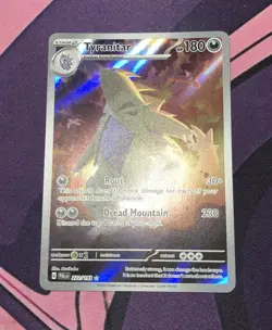 Tyranitar 222/193 Scarlet & Violet Paldea Evolved Pokemon Card NM POSSIBLE 10! - Image 4