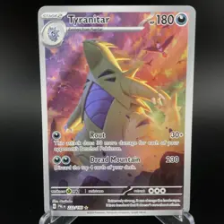 Tyranitar 222/193 Illustration Rare Paldea Evolved Pokemon NM - Image 1