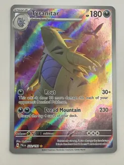 Tyranitar 222/193 - Paldea Evolved Illustration Rare Pokemon TCG - NM - Image 2