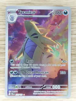 Tyranitar 222/193 NM Illustration Rare Pokemon TCG - Paldea Evolved - Image 1