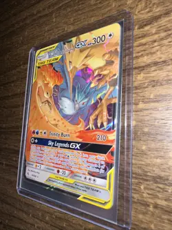 Pokemon TCG Moltres Zapdos Articuno GX Holo Card 44/68 -Hidden Fates - Image 4