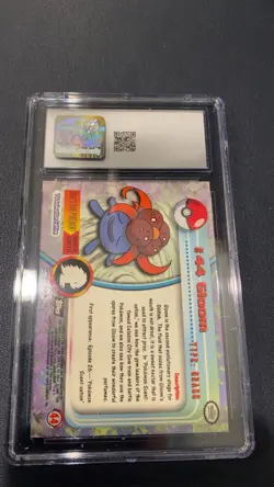 Gloom Topps Rainbow Holo Foil Series BLACK Logo Pokemon Card - NM - Image 2