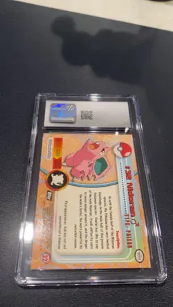 Nidoran #32 Foil Holo Card - Pokemon Topps TV Animation Black Logo LP - Image 2