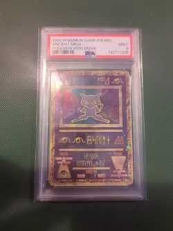 Ancient Mew Pokemon TCG 2000 Movie Promo Card PSA 9 Mint Condition - Image 1