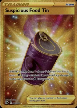 Champion's Path #80/73 Suspicious Food Tin (Secret) Pokemon Card - Image 1