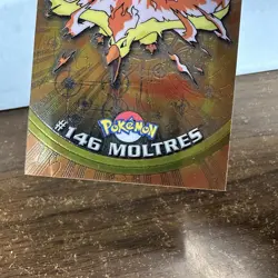 Moltres #146 2000 Topps Chrome Pokemon Card Holo Legendary Bird Light Play - Image 3