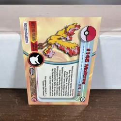 Moltres #146 2000 Topps Chrome Pokemon Card Holo Legendary Bird Light Play - Image 4