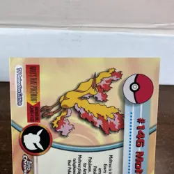 Moltres #146 2000 Topps Chrome Pokemon Card Holo Legendary Bird Light Play - Image 5