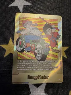 Dragon ball super Card Game FB 08 Gold Energy Marker E-70* - Image 2