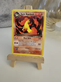 Pokemon Card Dark Rapidash Team Rocket 1st Edition Uncommon 44/82 LP - Image 3
